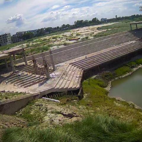 Construction of Ghat of Jagannath University, Keraniganj, Dhaka